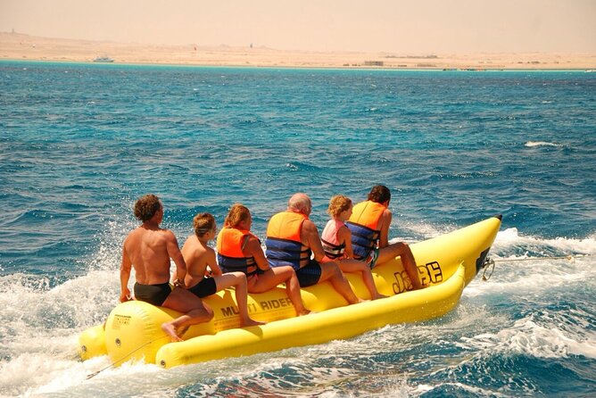 رحلة البنانا بوت والتيوبا في الغردقة | Banana Boat and Sofa In Hurghada